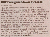 The Hindu Business Line, Dated: 04.08.2012